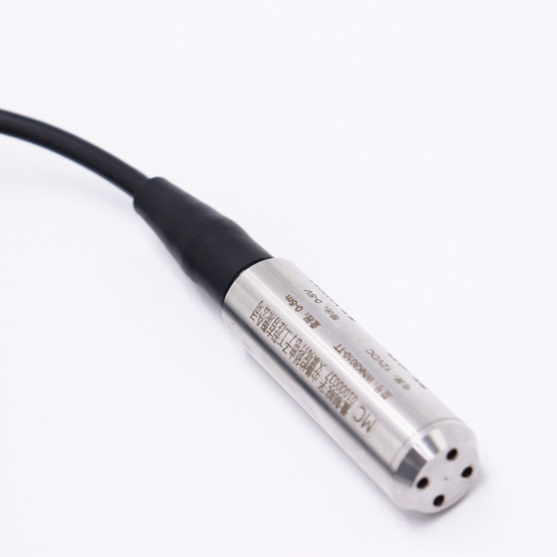 Tank Liquid Submersible Level Sensor 4~20mA Anti-proof PTFE 0.25%FS Stability