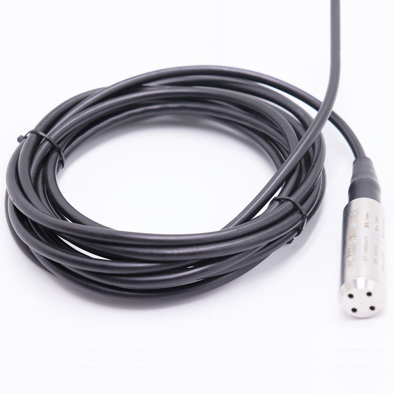 Tank Liquid Submersible Level Sensor 4~20mA Anti-proof PTFE 0.25%FS Stability